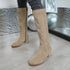 DAMEN MID-CALF STIEFEL – KOMFORTABEL MIT WINTER-PLÜSCHFUTTER – PERFEKT FÜR PARTYS